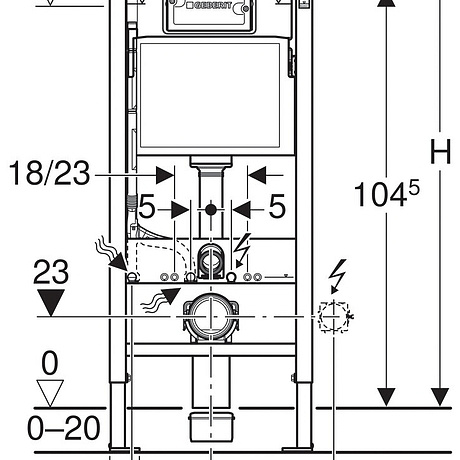 Geberit Duofix 500.103.DW.R