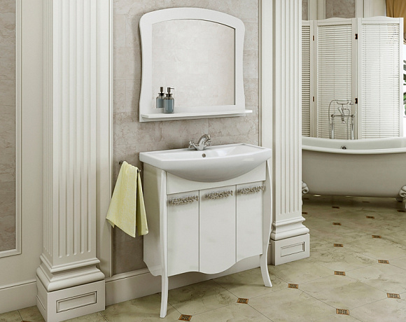 Мебель для ванной Comforty Венеция. Фото в интерьере