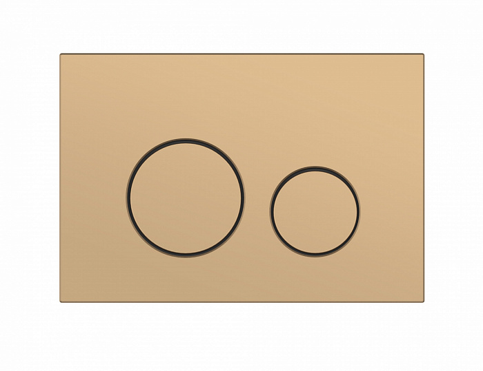 Кнопка Cersanit  TWINS для LINK PRO/VECTOR/LINK/HI-TEC пластик золотой матовый