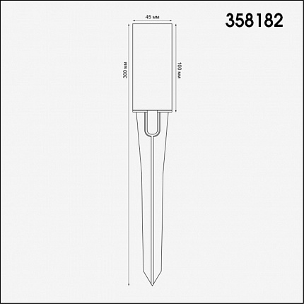 Плафон для светильника (арт. 358180, 358181) NOVOTECH NOKTA 358182 STREET