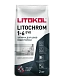 Цементная затирочная смесь Litokol LITOCHROM 1-6 EVO LE.140 мокрый асфальт, 2 кг