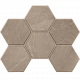 Мозаика Estima Gabbro GB02 Hexagon 25x28,5