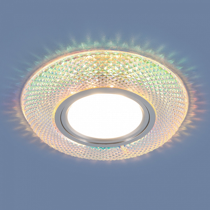Встраиваемый светильник с LED подсветкой Elektrostandard 2237 MR16 MLT мульти a045478