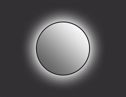 Зеркало Cersanit ECLIPSE smart 60x60 в черной рамке,A64146
