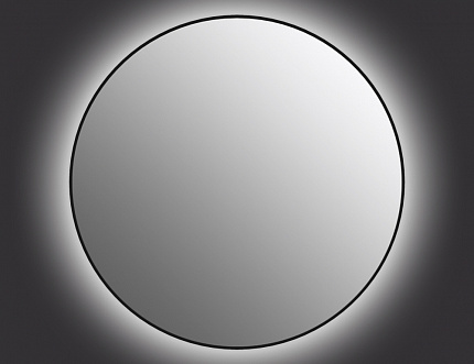 Зеркало Cersanit ECLIPSE smart 100x100 в черной рамке,A64149