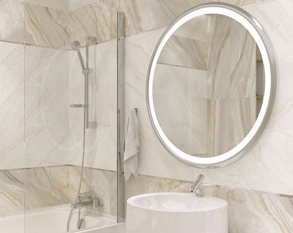 Керамогранит Alma Ceramica Magic. Фото в интерьере