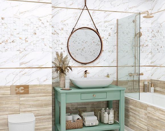 Керамогранит Alma Ceramica Dakota. Фото в интерьере