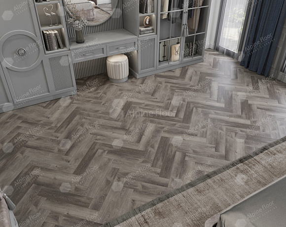 SPC ламинат Alpine Floor Parquet Light. Фото в интерьере