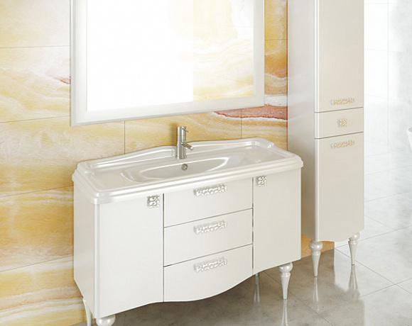 Мебель для ванной Comforty Монако. Фото в интерьере