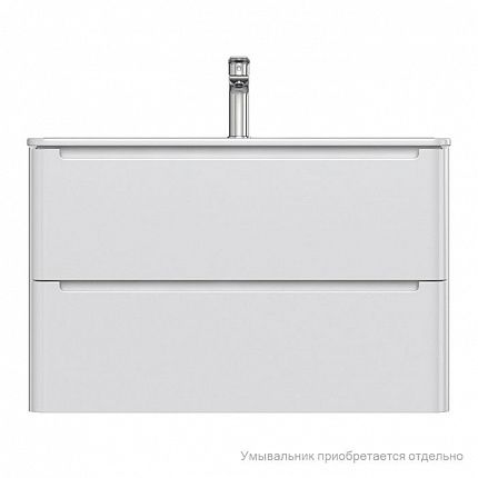 Тумба подвесная, белый, 80 см, Edifice,  IDDIS, EDI80W0i95. Подходит умывальник 0108000i28