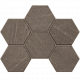 Мозаика Estima Gabbro GB03 Hexagon 25x28,5
