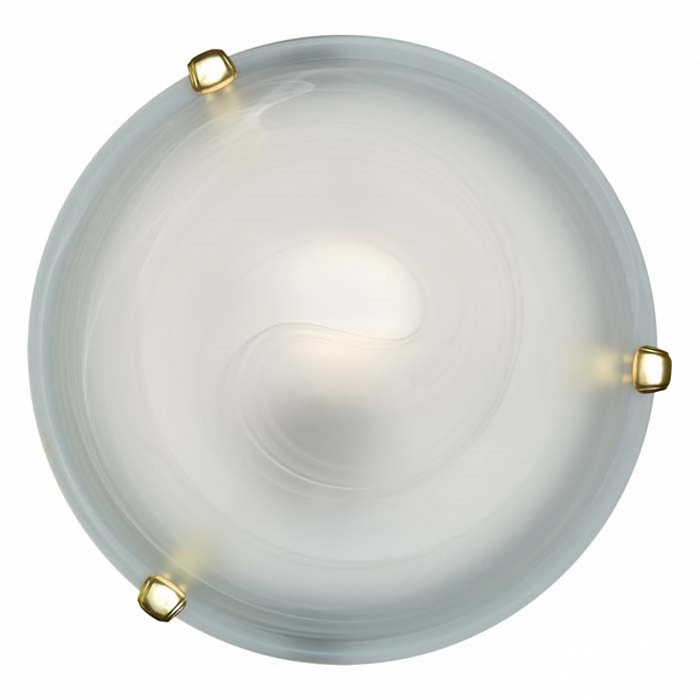 Настенно-потолочный Светильник Сонекс Duna 153/k Золото Glassi 2*60вт Ø300