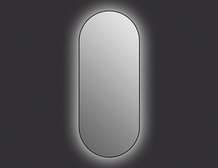 Зеркало Cersanit ECLIPSE smart 50x122 в черной рамке,A64151