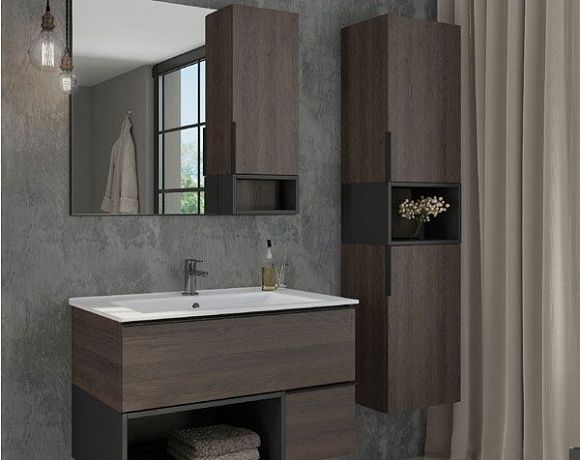 Мебель для ванной Comforty Франкфурт. Фото в интерьере