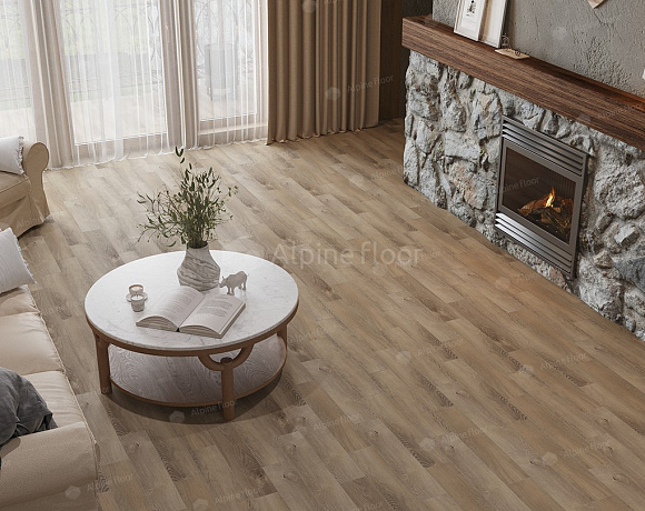 SPC ламинат Alpine Floor Parquet Premium. Фото в интерьере