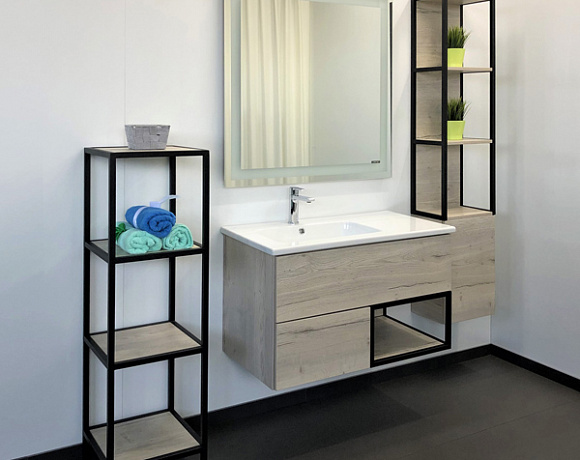Мебель для ванной Comforty Мальме. Фото в интерьере