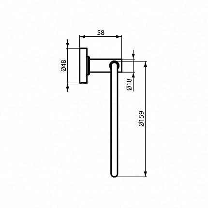 Полотенцедержатель-кольцо Ideal Standard IOM A9130AA