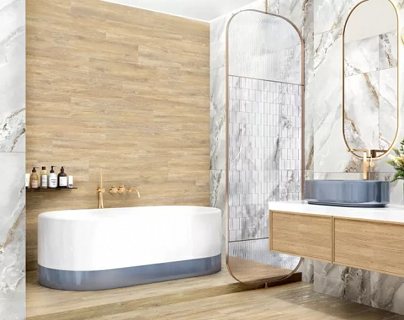 Керамогранит Alma Ceramica Milton. Фото в интерьере