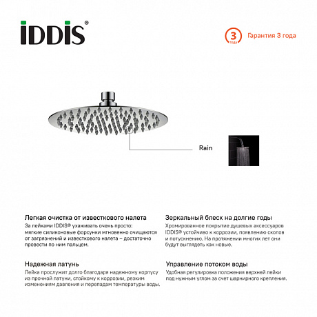 IDDIS Built-in Shower Accessories 00320RSi64