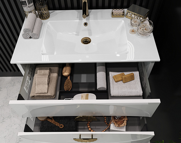 Мебель для ванной Opadiris Ибица. Фото в интерьере