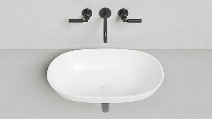 1802201MF Раковина полувстраиваемая Salini Marea 1802201MF 64,5x38,7 см