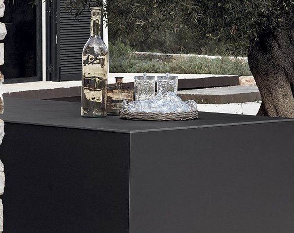 Керамогранит Laminam RUS Ossido. Фото в интерьере