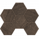 Мозаика Estima Gabbro GB04 Hexagon 25x28,5