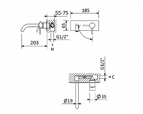 Cezares LEAF LEAF-BLI1-20-L-MM