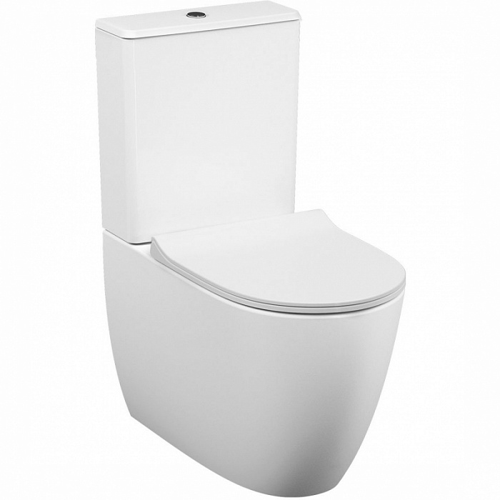 Унитаз-компакт Vitra Sento 9830B003-7203 безободковый, с микролифтом