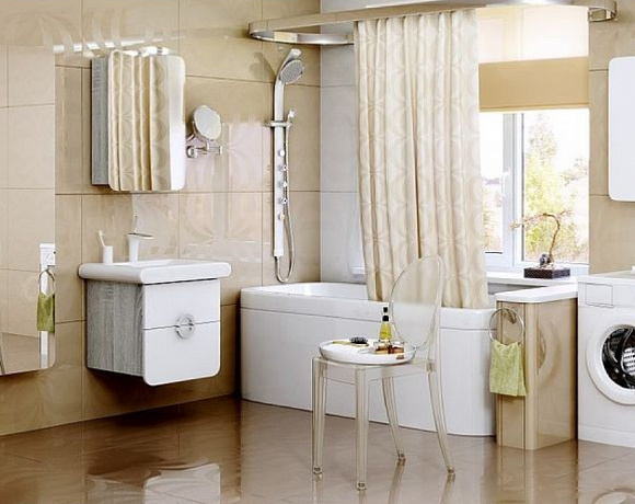 Мебель для ванной Aqwella Alicante. Фото в интерьере