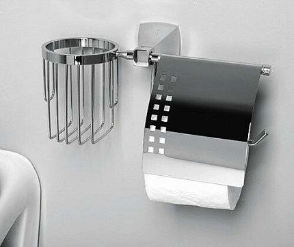 Wern K-2559 Держатель туалетной бумаги и освежителя