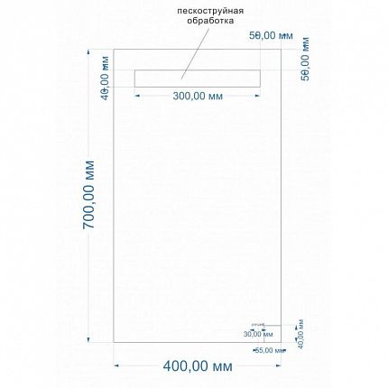 Зеркало Cersanit Led 010 Base 40 KN-LU-LED010*40-b-Os