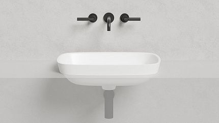 1802202MF Раковина полувстраиваемая Salini Marea 1802202MF 59,8x39,8 см