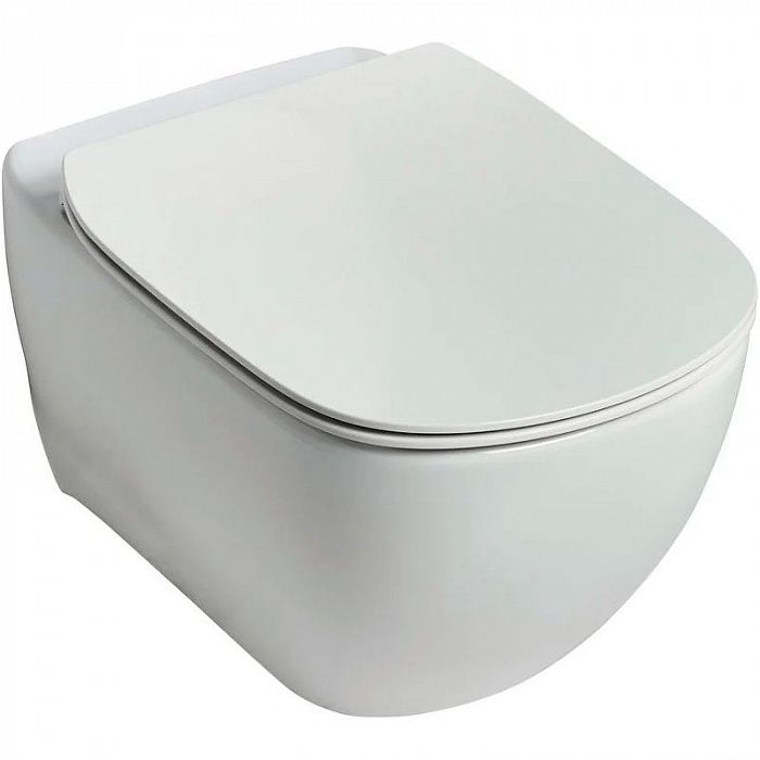 Унитаз подвесной Ideal Standard Tesi T355101 безободковый, с микролифтом