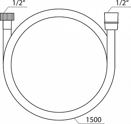 Душевой шланг Ravak SatinFlex 913.00 150 см X07P176
