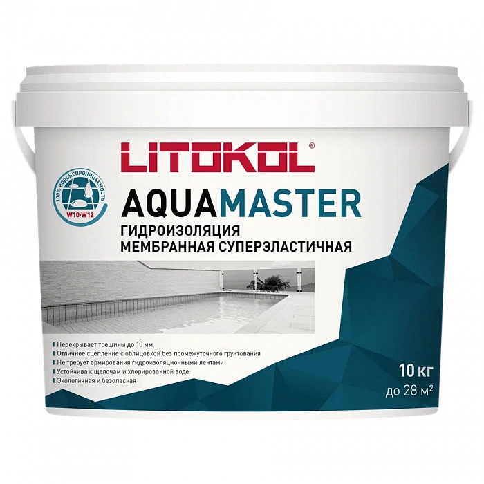 Гидроизоляционный состав Litokol AQUAMASTER, 10 кг