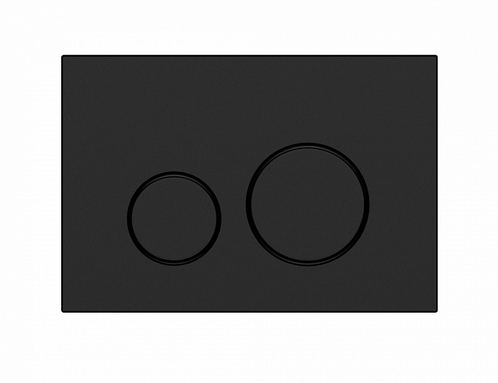 Кнопка Cersanit  TWINS для LINK PRO/VECTOR/LINK/HI-TEC пластик черный матовый