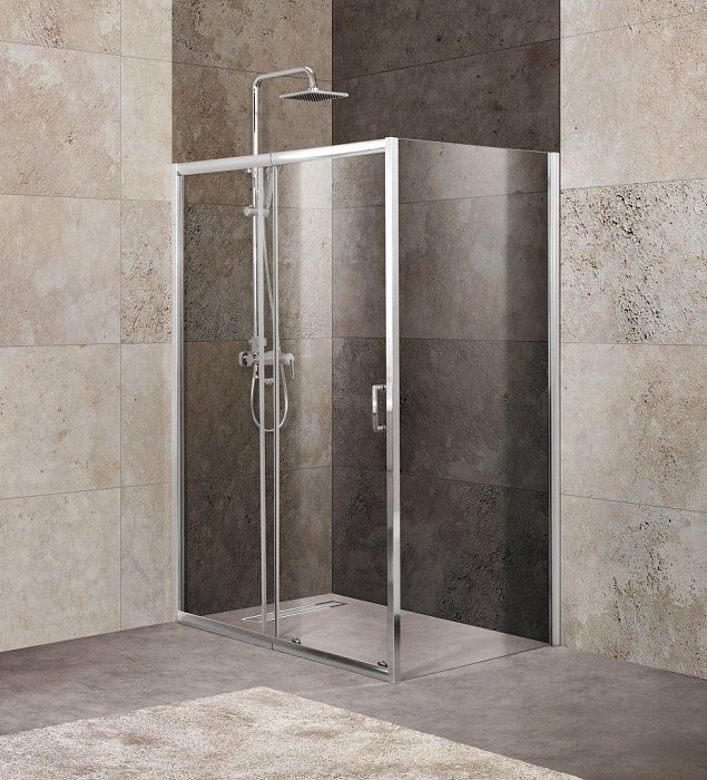 Душевой уголок BELBAGNO UNIQUE-AH-1 UNIQUE-AH-1-100/115-100-C-Cr