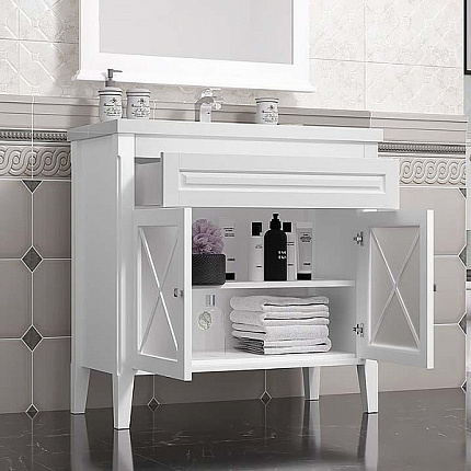 Мебель для ванной Палермо 90 Белый матовый Opadiris