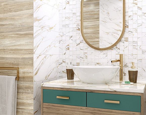 Керамогранит Alma Ceramica Dakota. Фото в интерьере