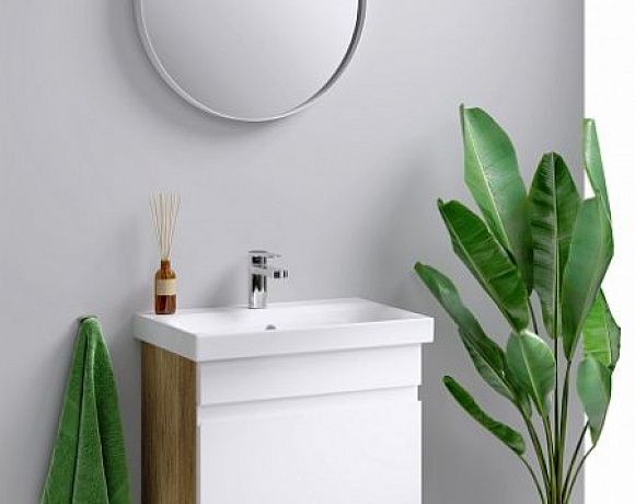 Мебель для ванной Aqwella Smart. Фото в интерьере