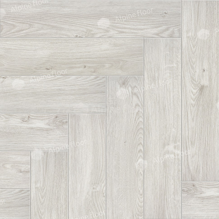 SPC плитка Alpine Floor Parquet Light Снежный