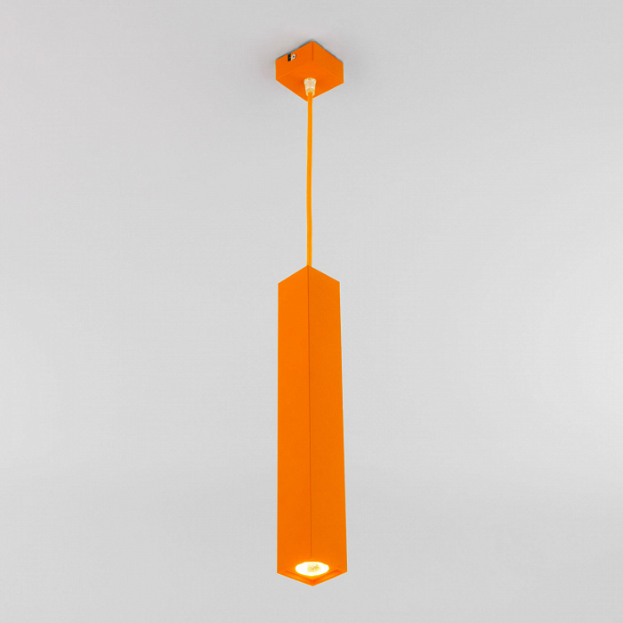 Светодиодный подвесной светильник Eurosvet Cant 50154/1 LED оранжевый