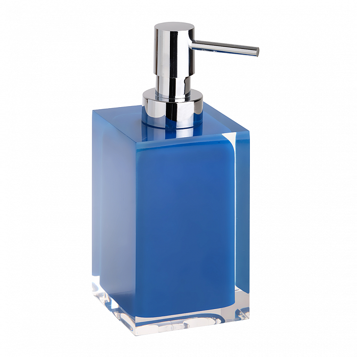 Отдельностоящий дозатор жидкого мыла Bemeta Vista, синий