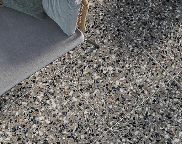 Керамогранит Kutahya Terrazzo. Фото в интерьере