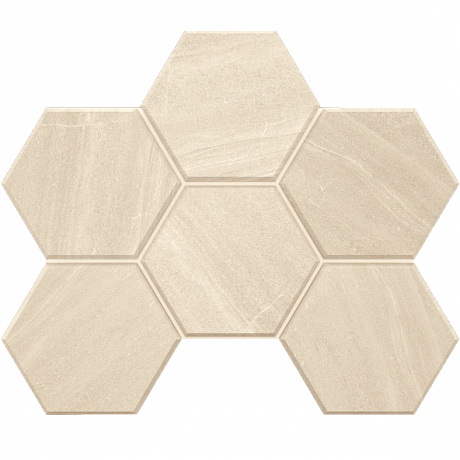 Estima Gabbro Mosaic/GB01_NR/25x28,5/Hexagon
