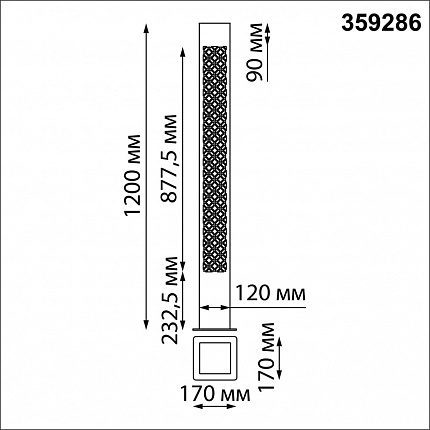 Светильник ландшафтный светодиодный NOVOTECH NETZ 359286 STREET